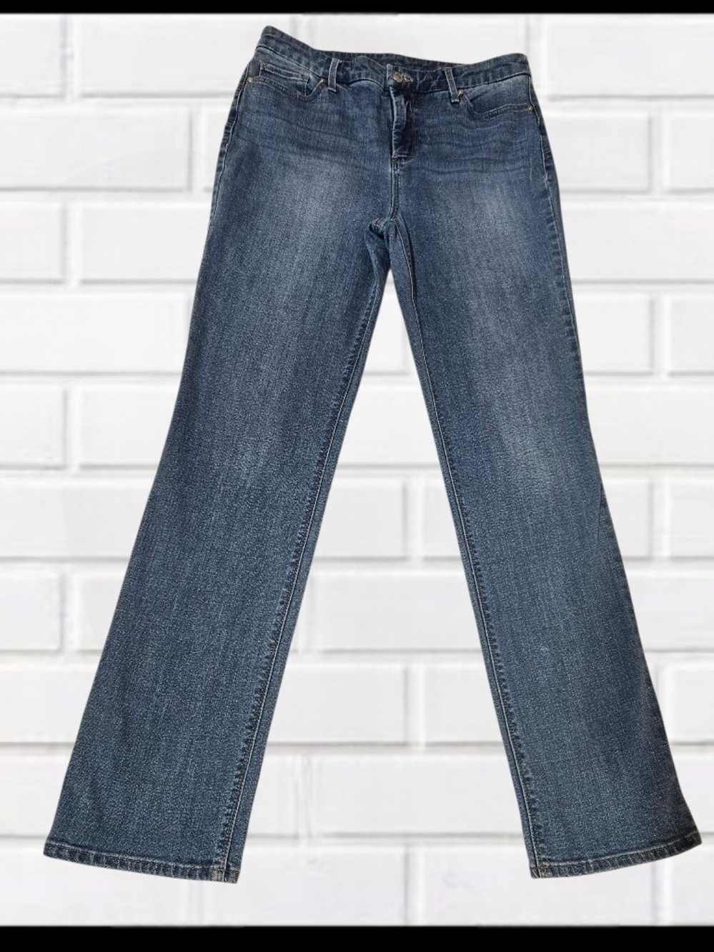 CHICO'S The So Lifting Slim Leg Jeans Medium Wash Stretch Size 1.5 Regular